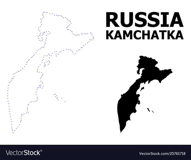 Камчатка векторное изображение