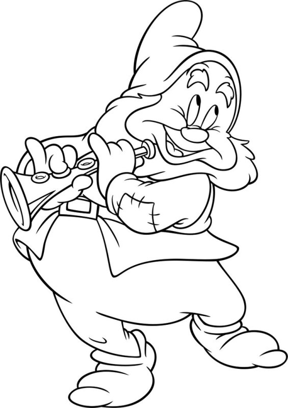 Гном Чихун раскраска