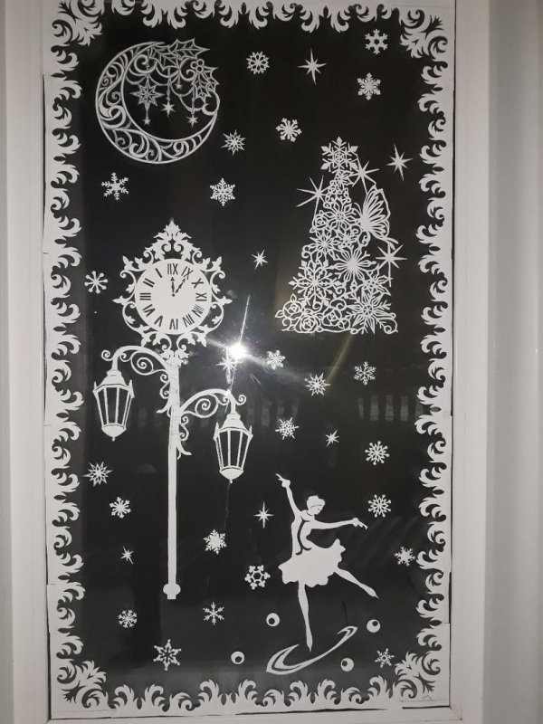 Вытанки для украшения окна