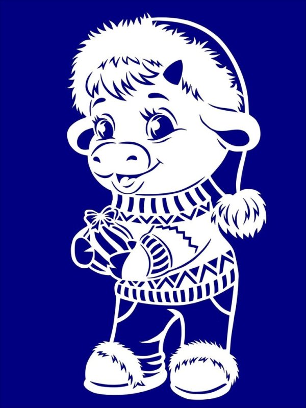 Вытынанки символ года