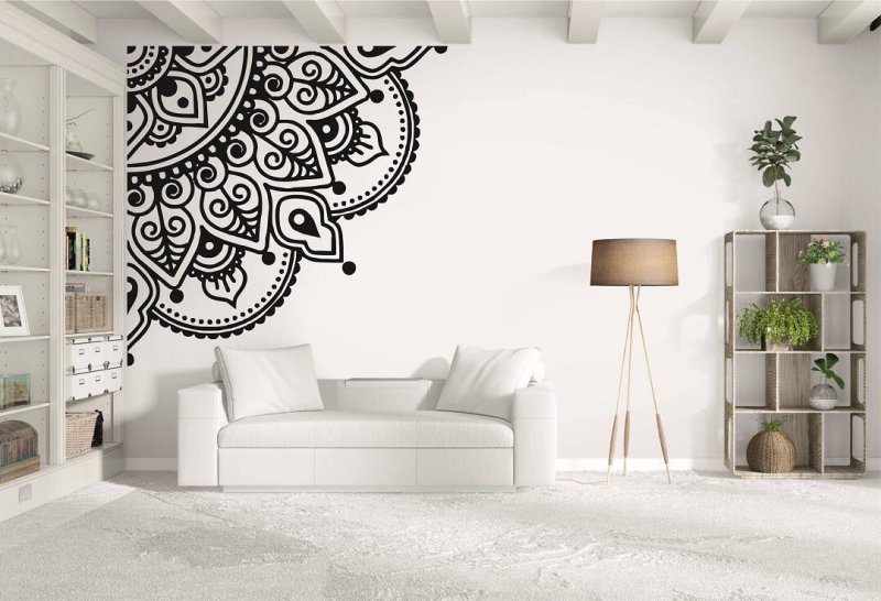 Мандала в интерьере
