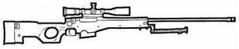 Чертежи снайперской винтовки АВП