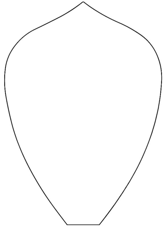 Лепестки трафареты для цветов