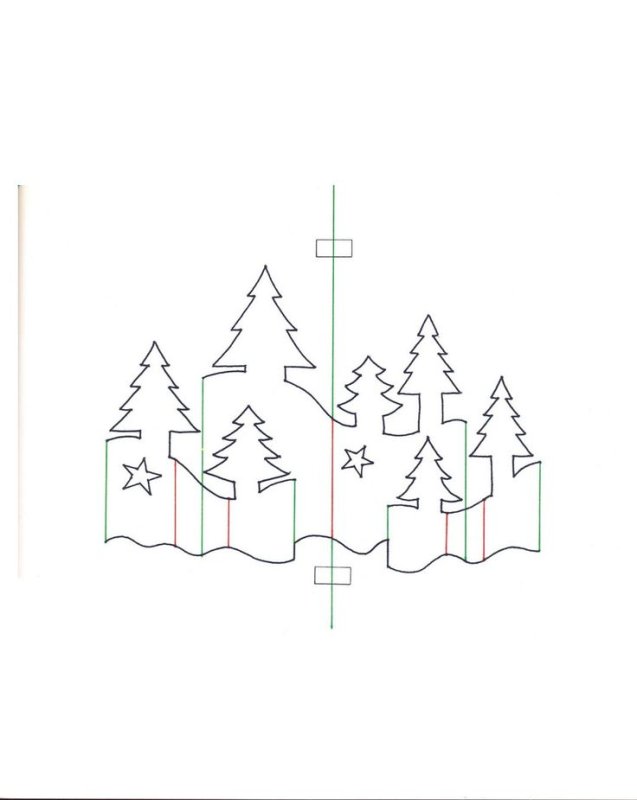 Объемные Рождественские открытки
