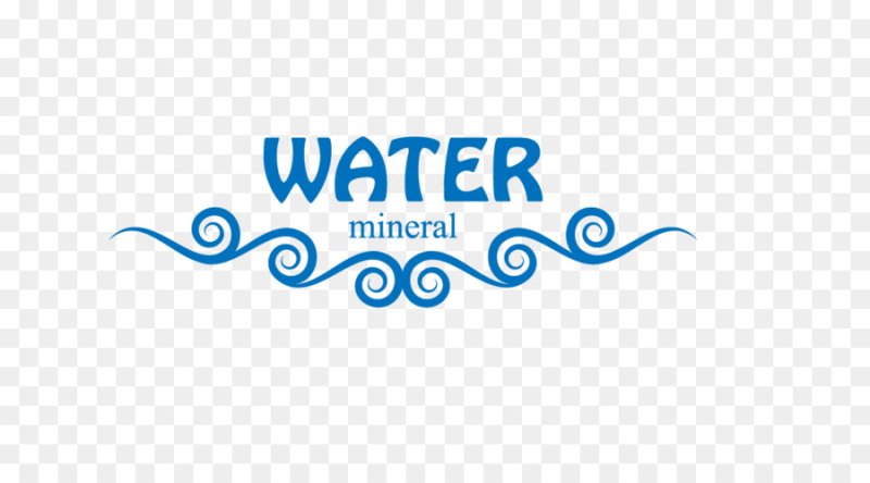 Вода надпись на белом фоне