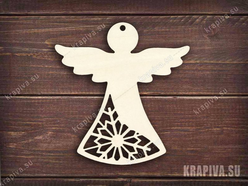 Новогодние игрушки из фанерных заготовок