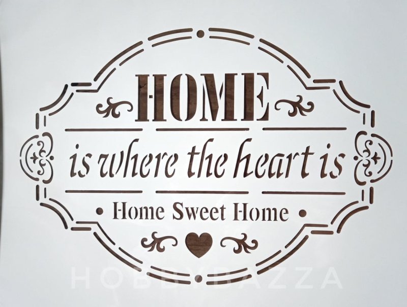 Трафарет с надписями для декупажа