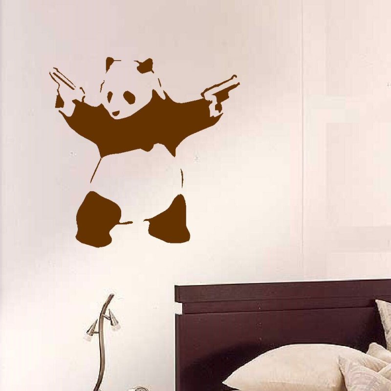 Трафарет Панда