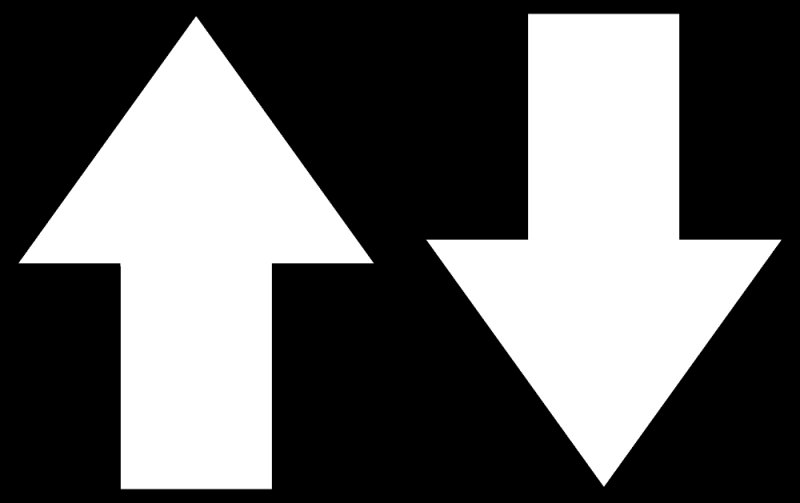 Трафарет стрелочки