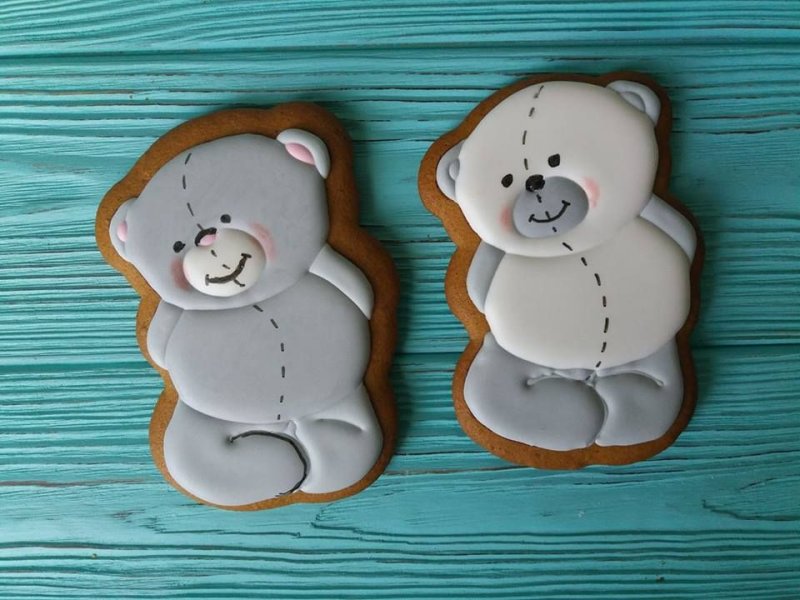 Пряник имбирный "мишка"