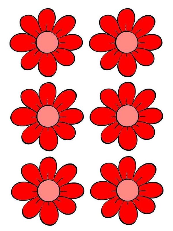 Цветы для вырезки