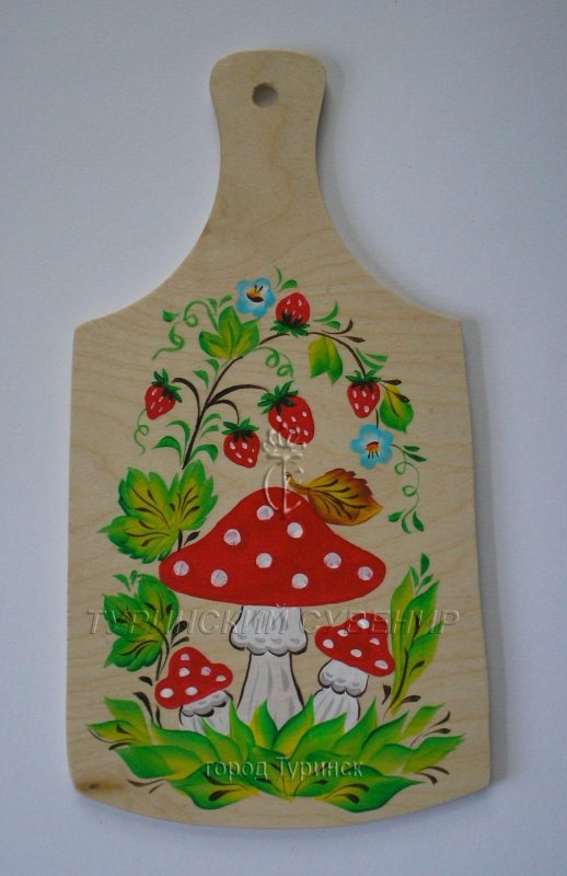 Расписать разделочную доску