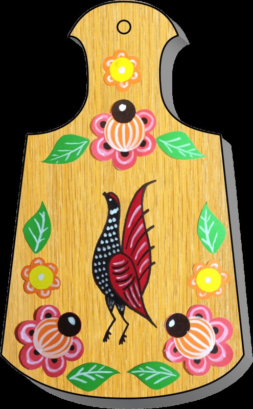 Городецкая роспись роспись разделочной доски