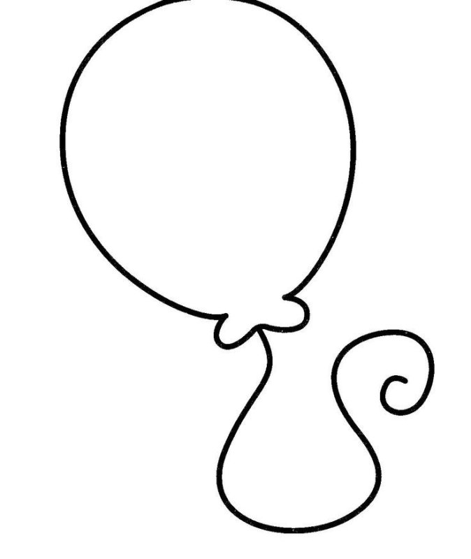 Шарики раскраска