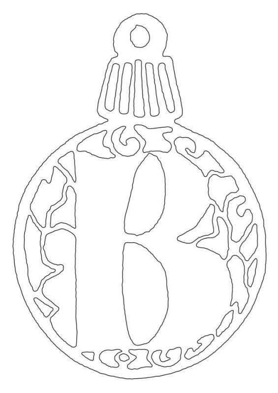 Новогодние шары трафареты на окна