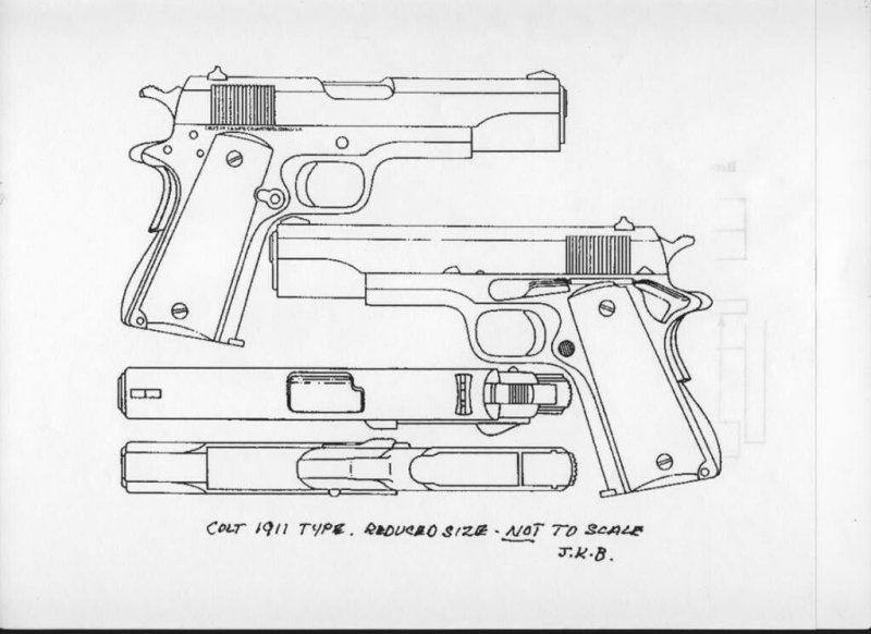 Кольт m1911 чертеж