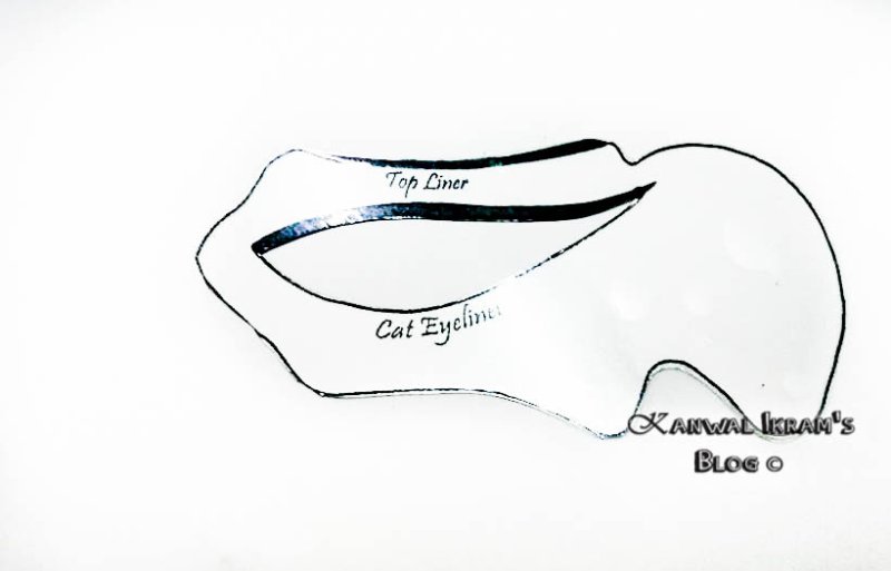 Трафарет для стрелок для глаз