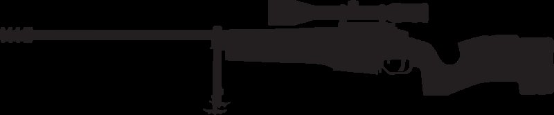 Винтовка силуэт