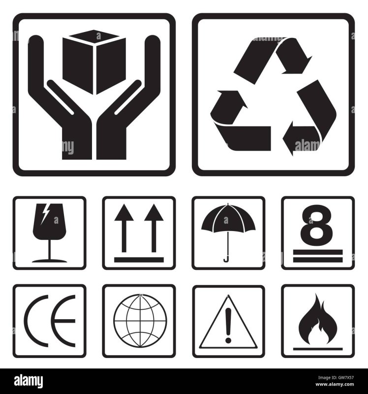 Упаковка пиктограмма