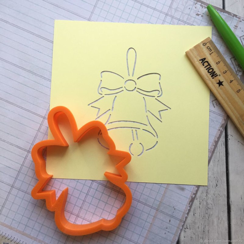 Форма для пряника колокольчик