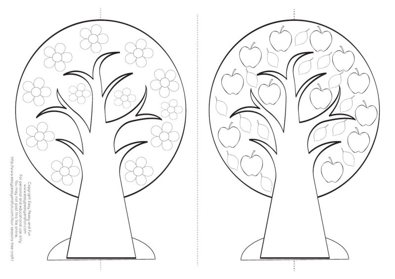 Дерево из бумаги