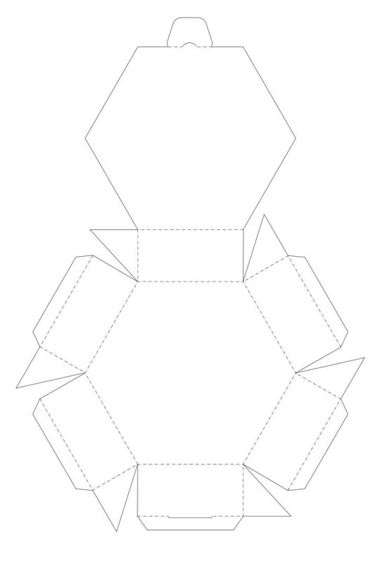 Развертки подарочных коробок