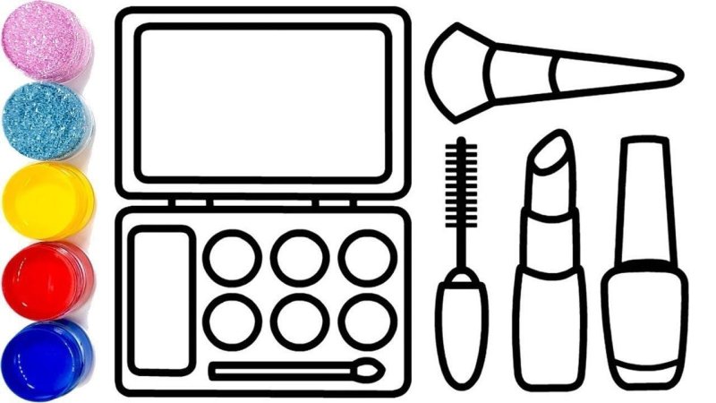 Трафарет косметики