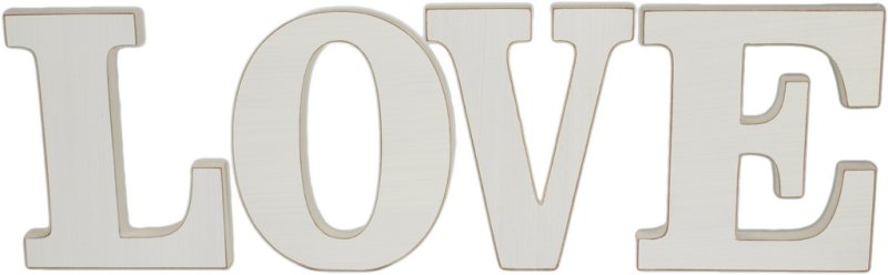 Шаблон объемных букв Love