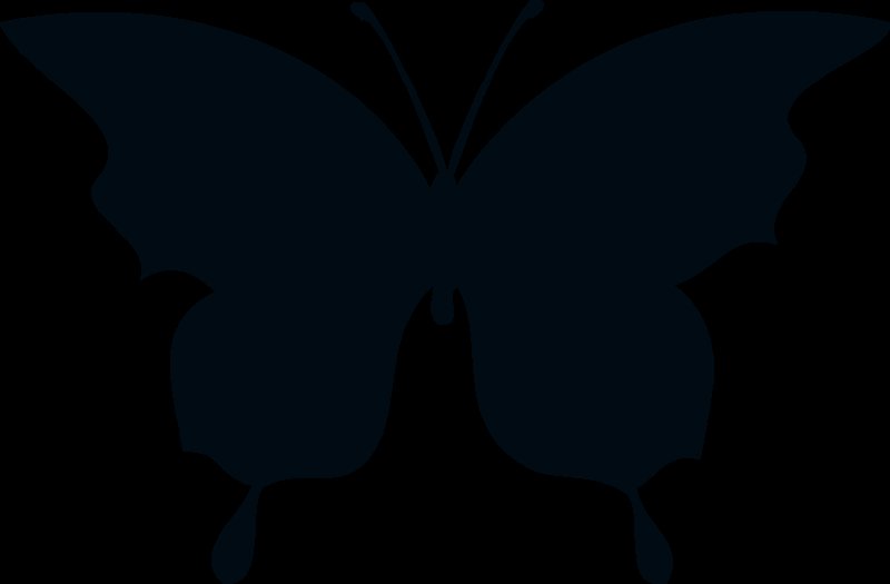 Трафареты бабочки