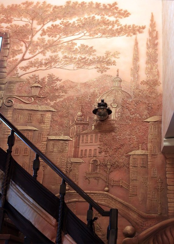 Роспись стен в доме