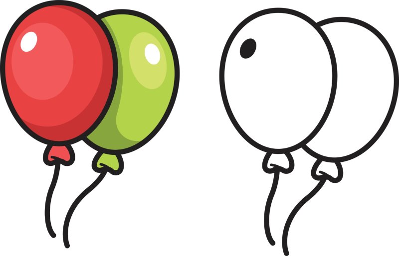 Шарики рисунок