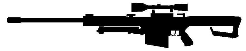 Снайперка СВД силуэт