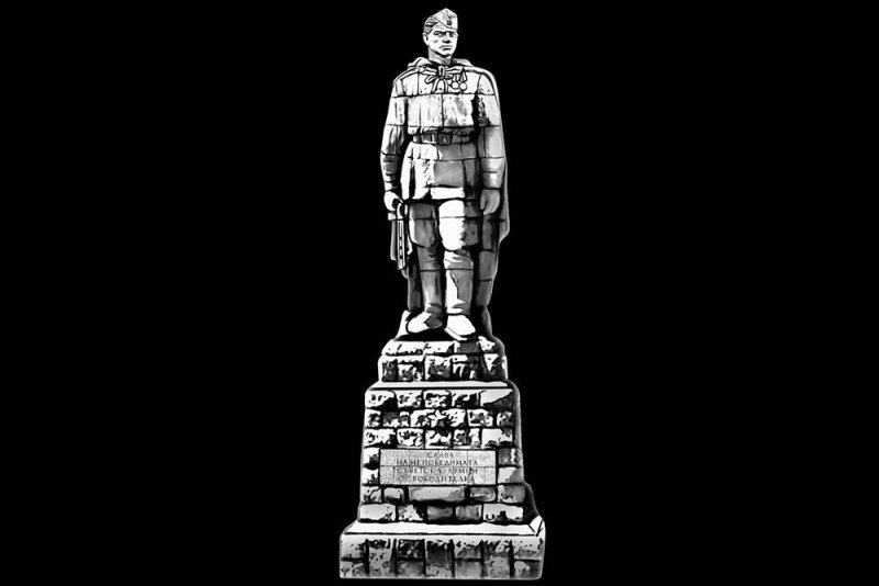 Памятник алёша в Болгарии рисунок