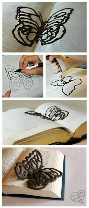 Трафареты из шоколада