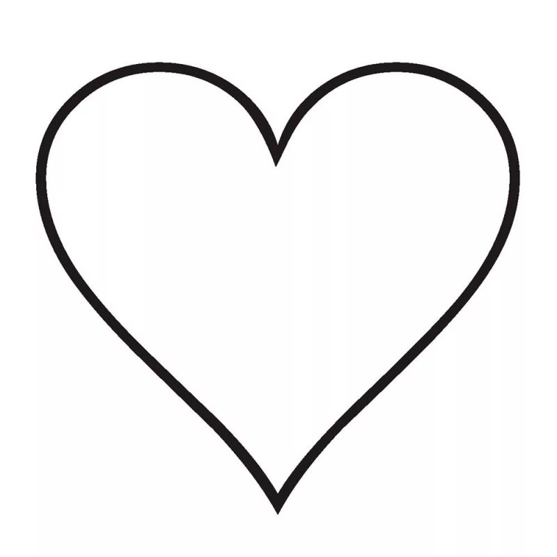 Сердце шаблон
