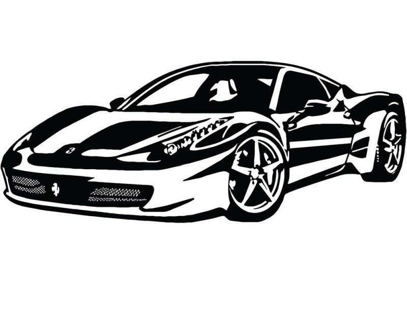 Автомобиль векторный рисунок