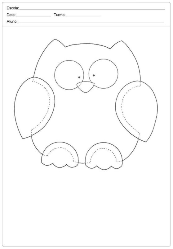 Совушка из фетра выкройка