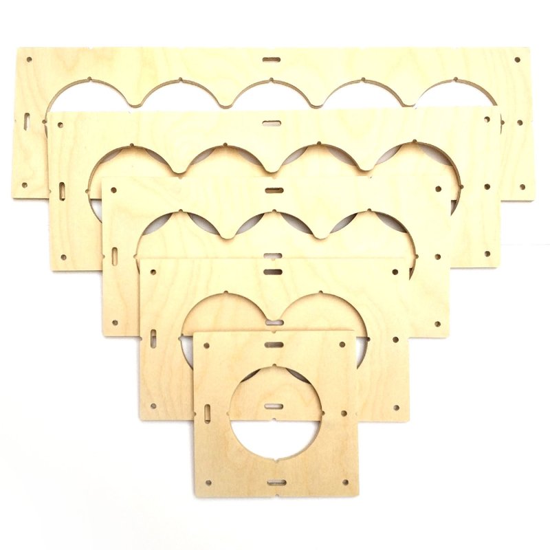 Комплект шаблонов для подрозетников диаметром 68 мм