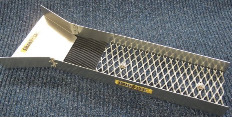 Винтовой шлюз для золотодобычи