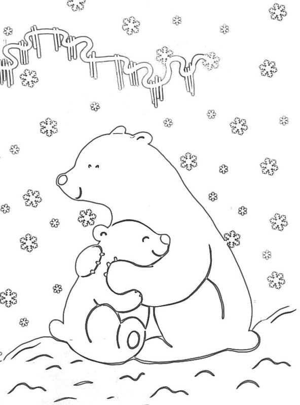 Новогодние трафареты на окна для вырезания Умка