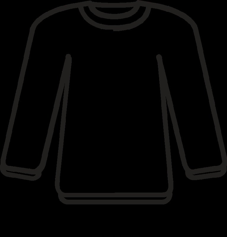 Свитер трафарет для детей