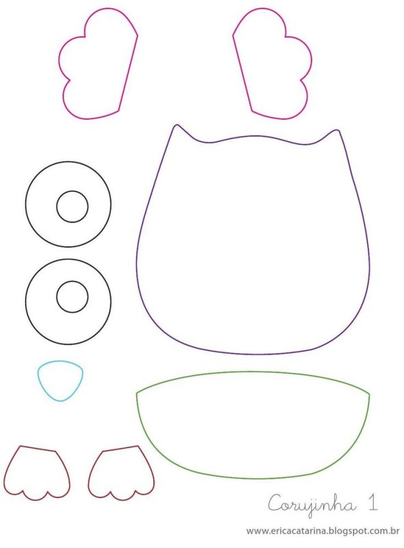 Лекала для аппликации