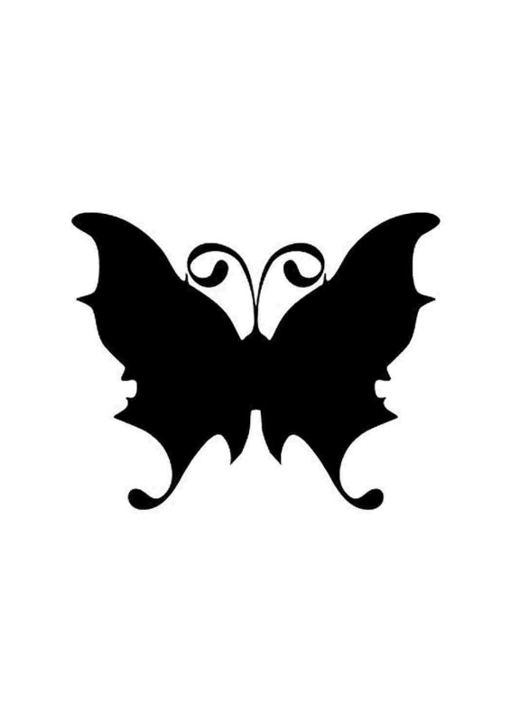 Трафареты бабочки