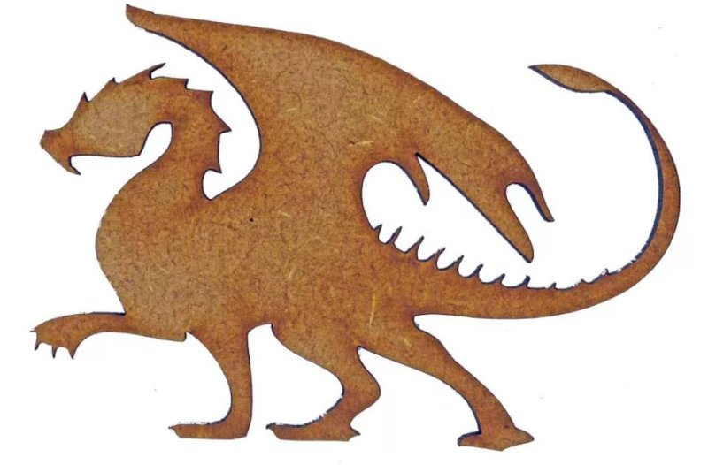 Дракон из фанеры