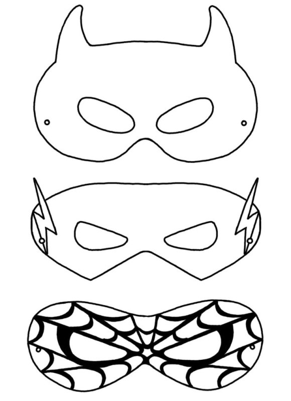 Карнавальная маска для мальчика