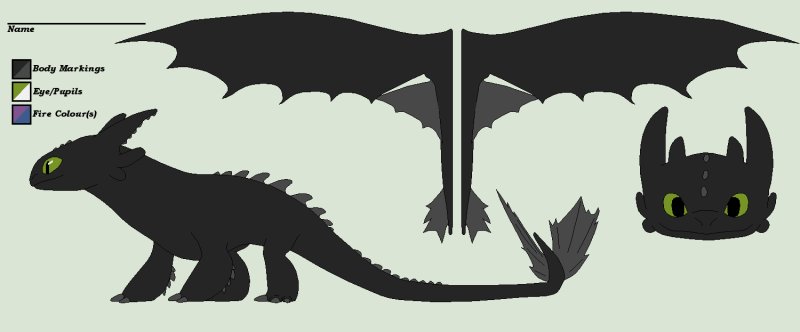 Хвост ночной фурии