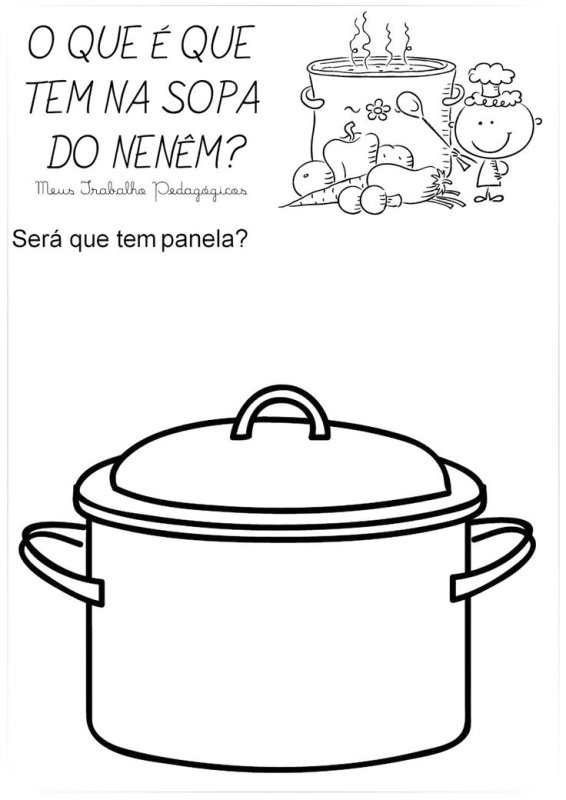 Кастрюля раскраска