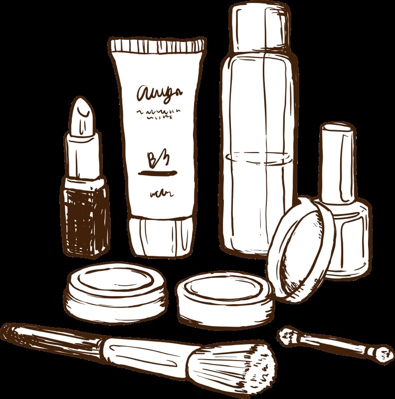 Раскраска косметика