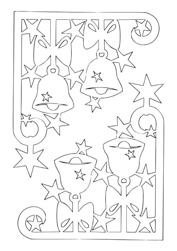 Трафарет "окна"