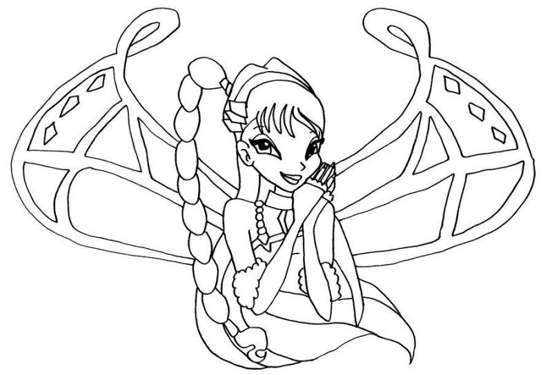 Раскраски Winx Гармоникс